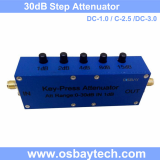 2W 5W 30 dB Push Button Key Press RF Step Signal Attenuator